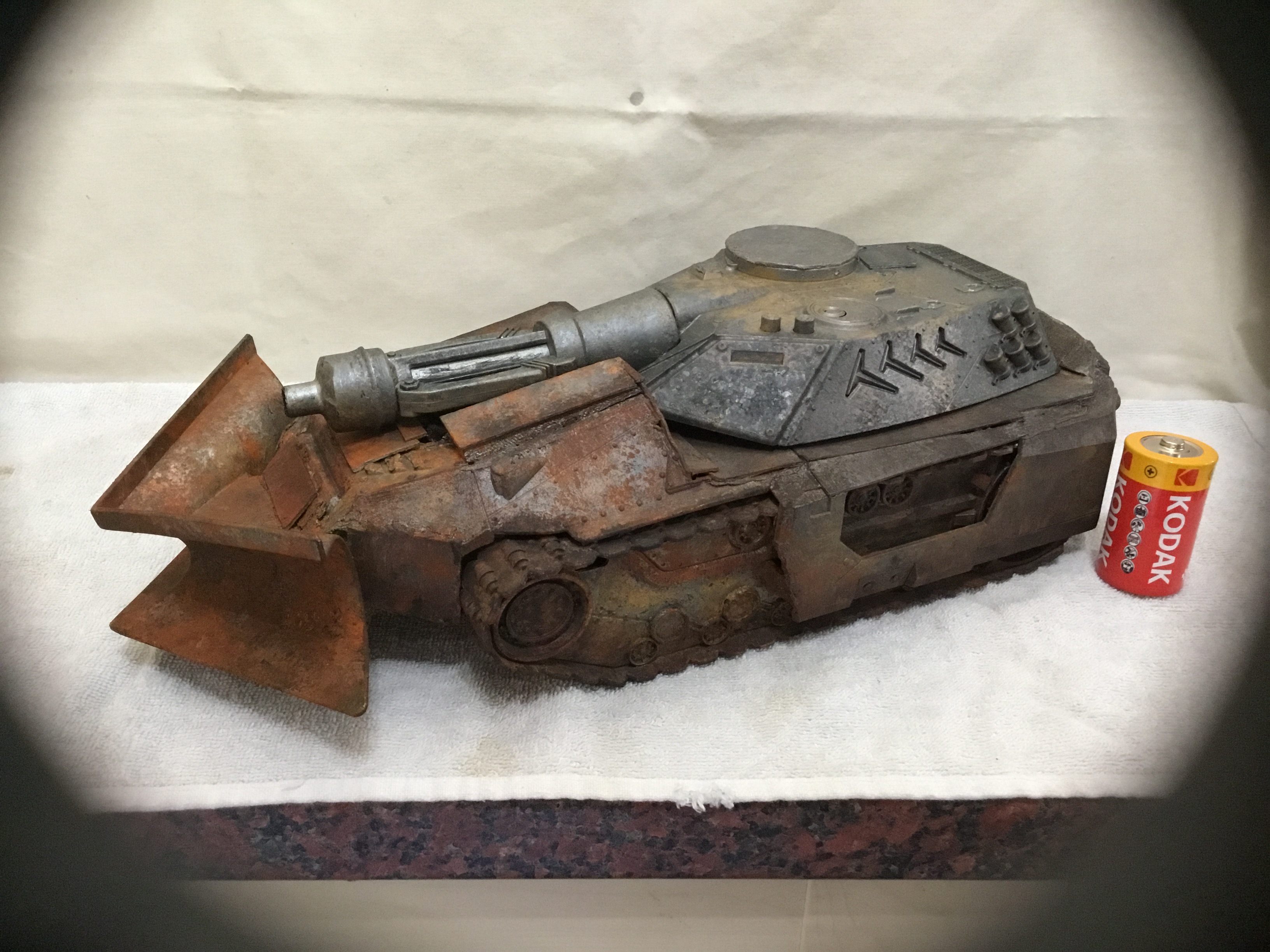 Post apocalyptic tank.